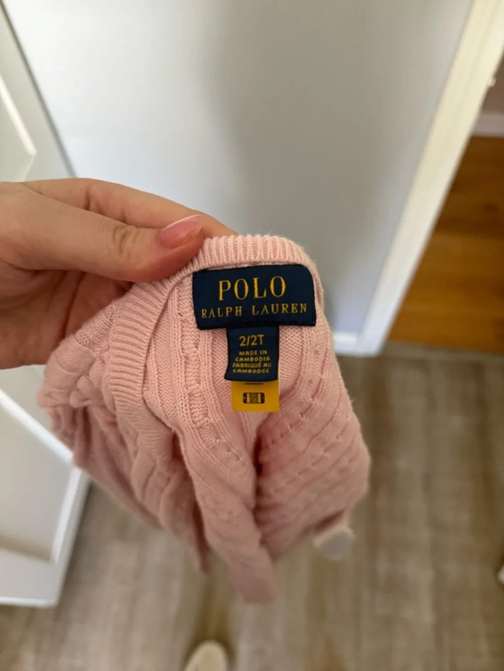 Ralph Lauren Mini-Cable Cotton Cardigan - Picture 2 of 5